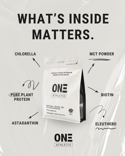 ON3 Athletic® 30-Day Plant Protein Greens | Superfood Performance Powder | 60+ Nutrients | Informed Sport Certified